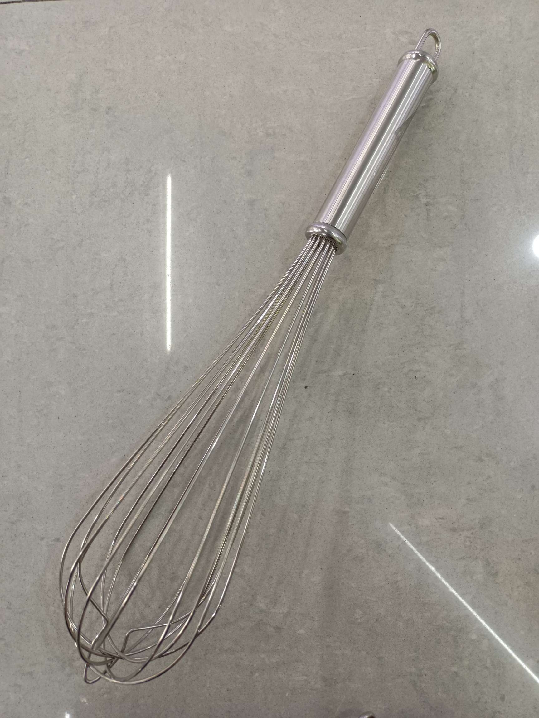 烘焙工具不锈钢奶油搅拌器手持式8线加粗圆头无磁柄手动打蛋器详情图6