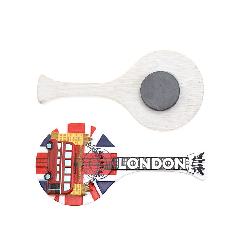 英国冰箱贴/吉他冰箱贴/树脂冰箱贴产品图