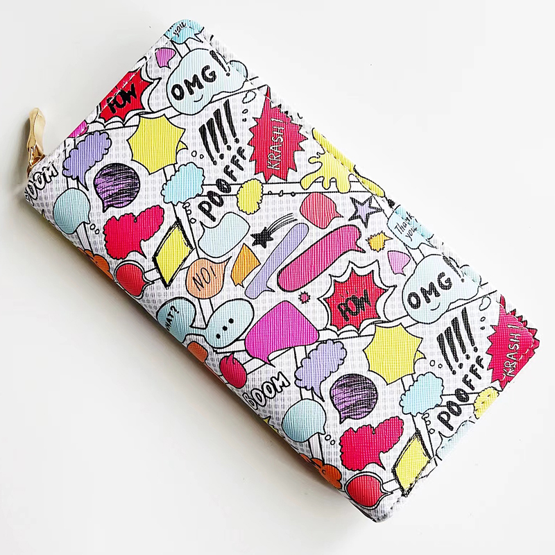 Yiwu factory's popular trends: holiday student wallets, European and American ID bags, small item bags, long wallets Specification image
