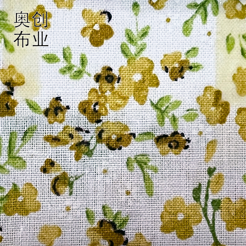 All-cotton plain printed fabric, country-style small floral patterns, fresh fabric, DIY handmade accessories, decorative fashion, shoes, hats and accessories Application Scenario