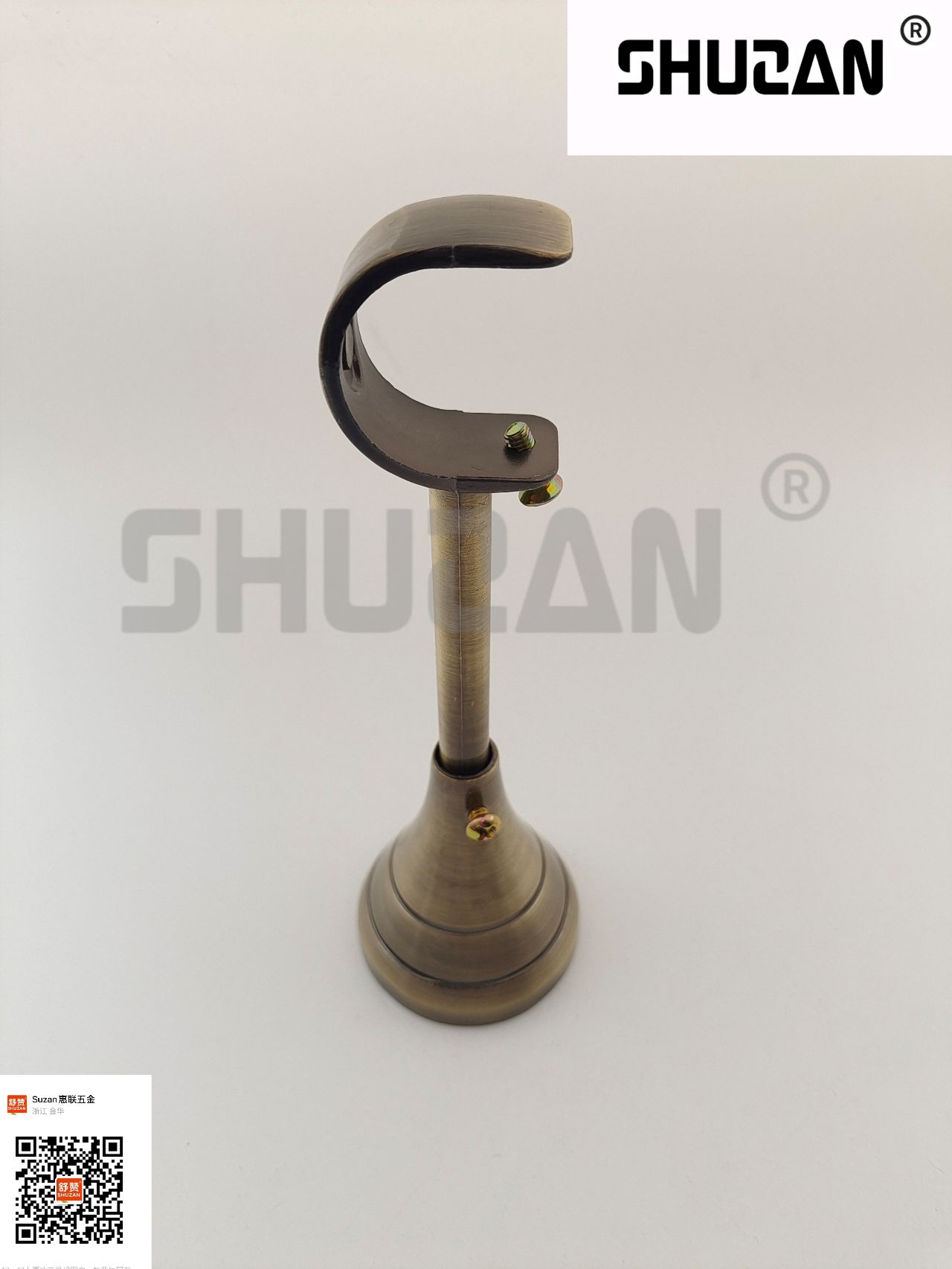 Shuzan decoración soporte único soporte de venta directa de fábrica tamaño y especificaciones completas engrosamiento shuzan soporte de polo romano modelo de flor muchos colores de bronce Item Picture