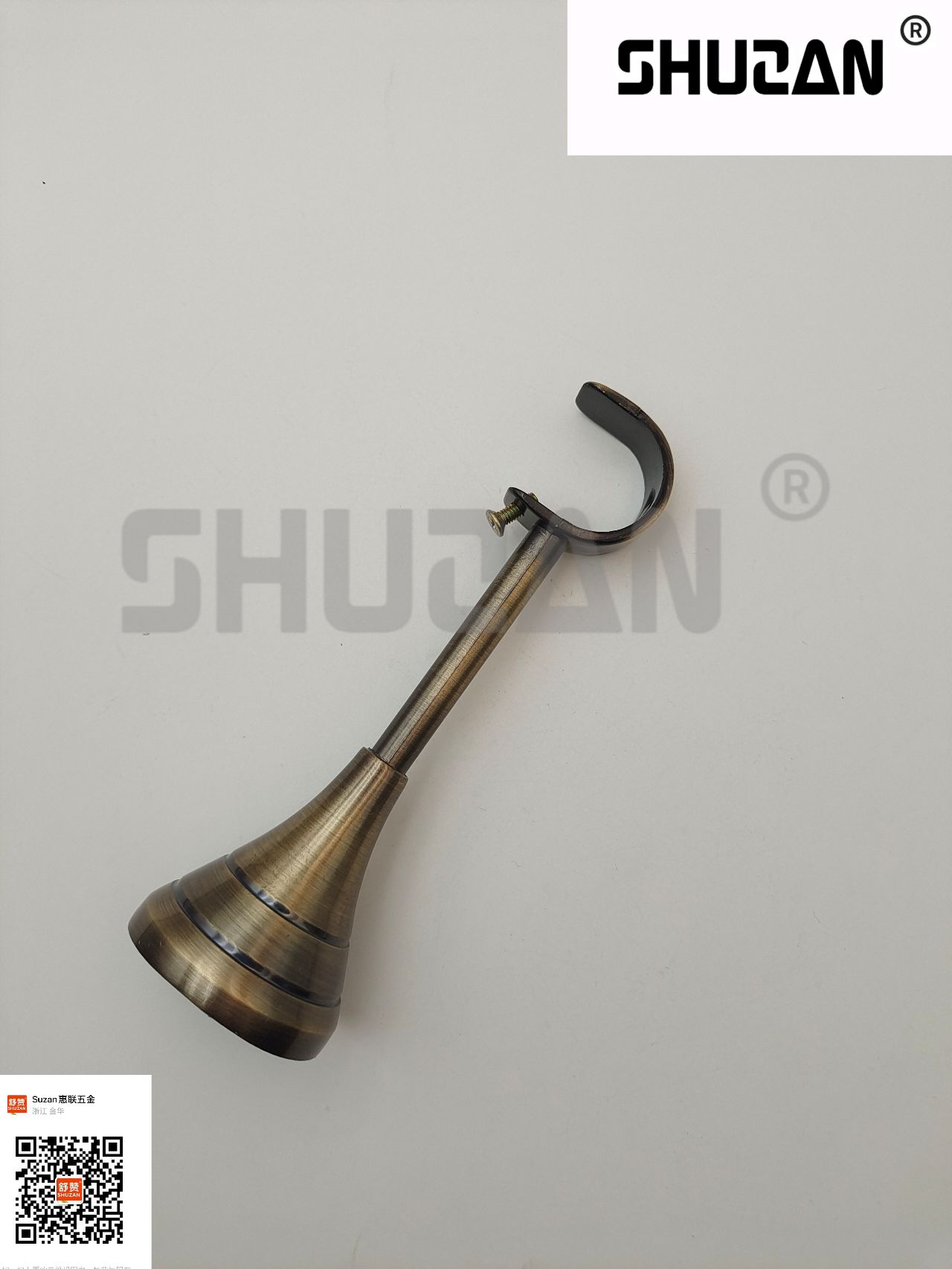 Shuzan decoración soporte único soporte de venta directa de fábrica tamaño y especificaciones completas engrosamiento shuzan soporte de polo romano modelo de flor muchos colores de bronce Specification image