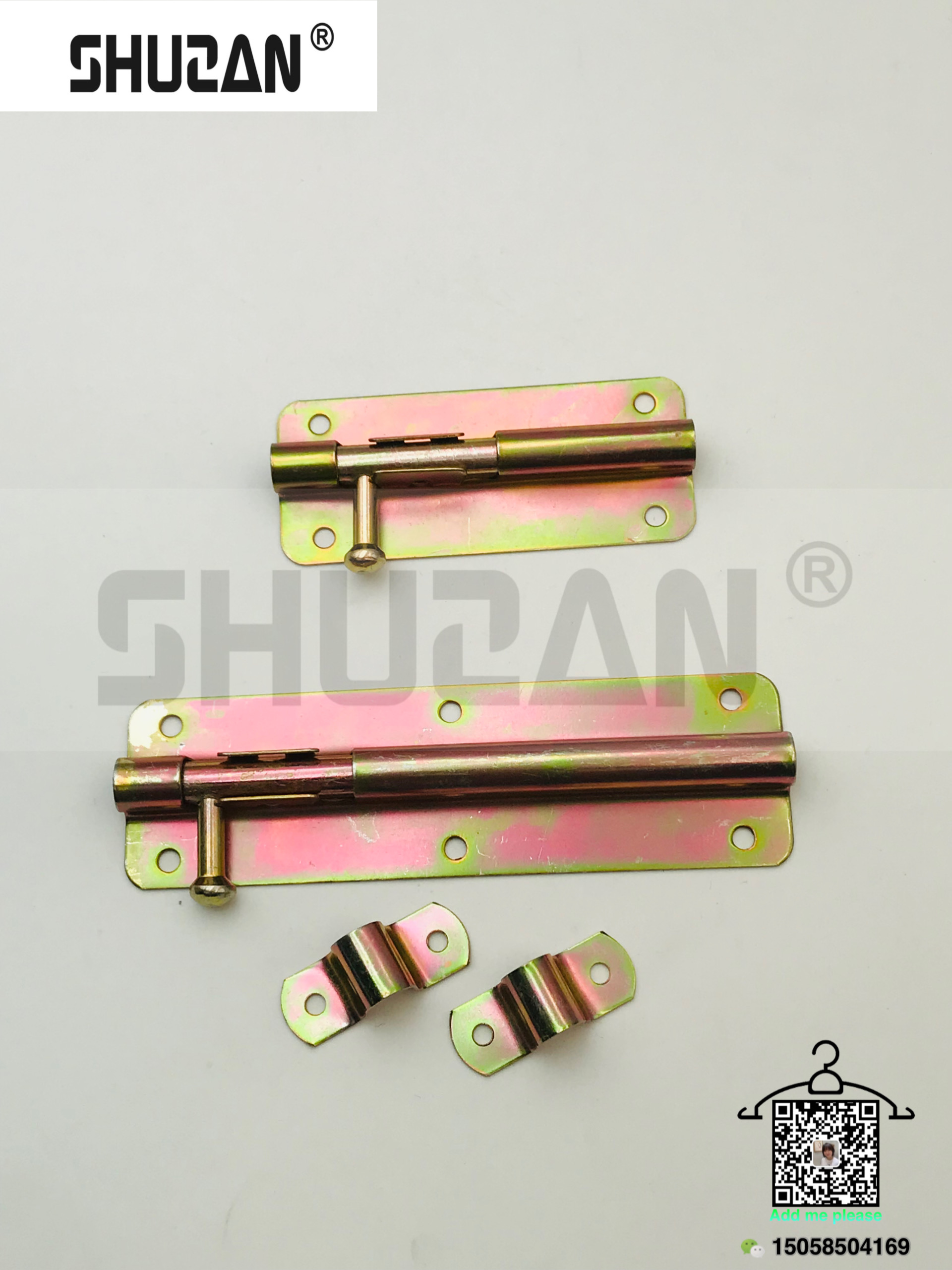 Shuzan Factory direct sales of latch, hardware latch, latch, special-shaped latch, stainless steel latch, gold-plated parallel door latch details Picture