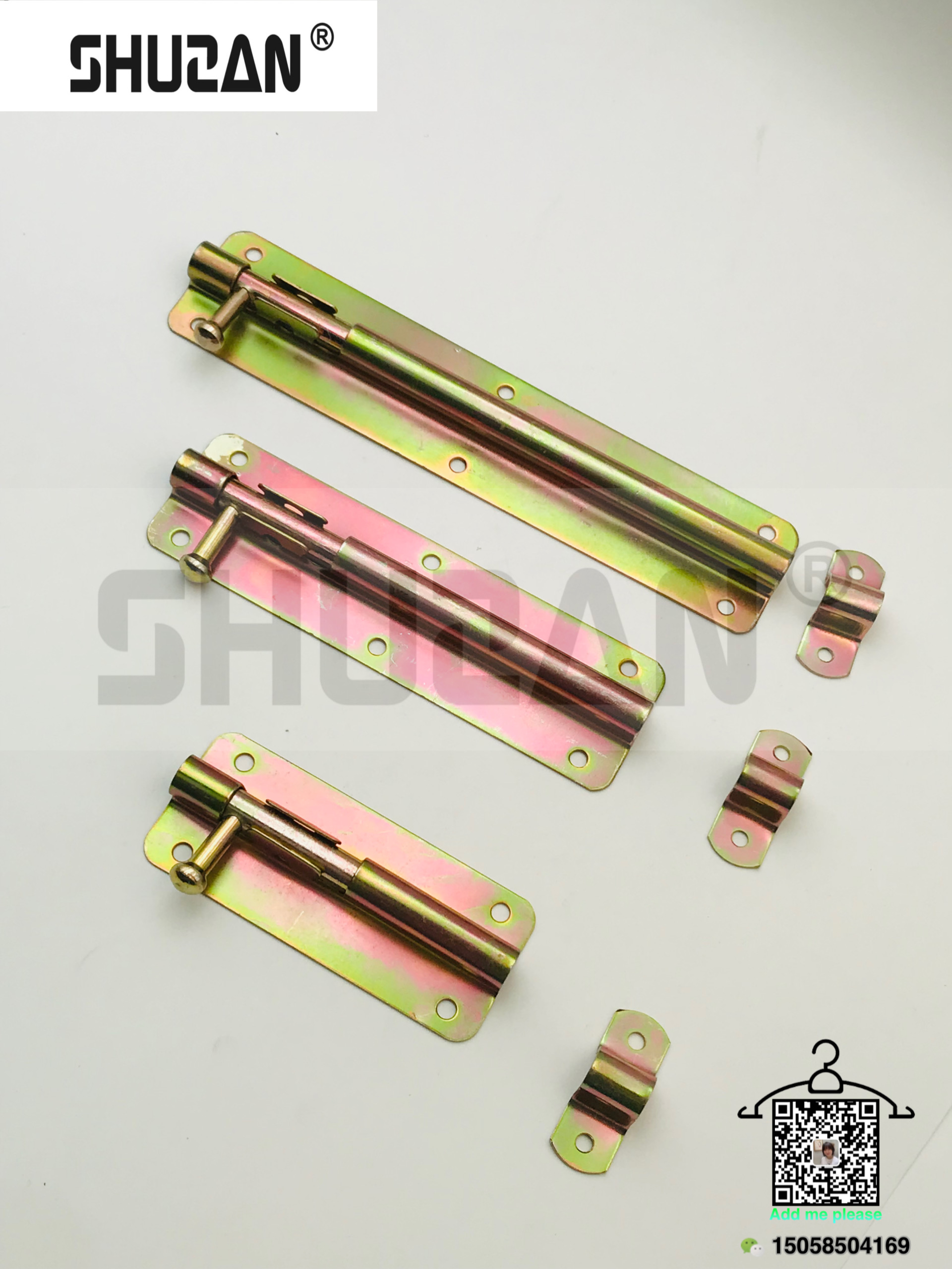 Shuzan Factory direct sales of latch, hardware latch, latch, special-shaped latch, stainless steel latch, gold-plated parallel door latch Item Picture