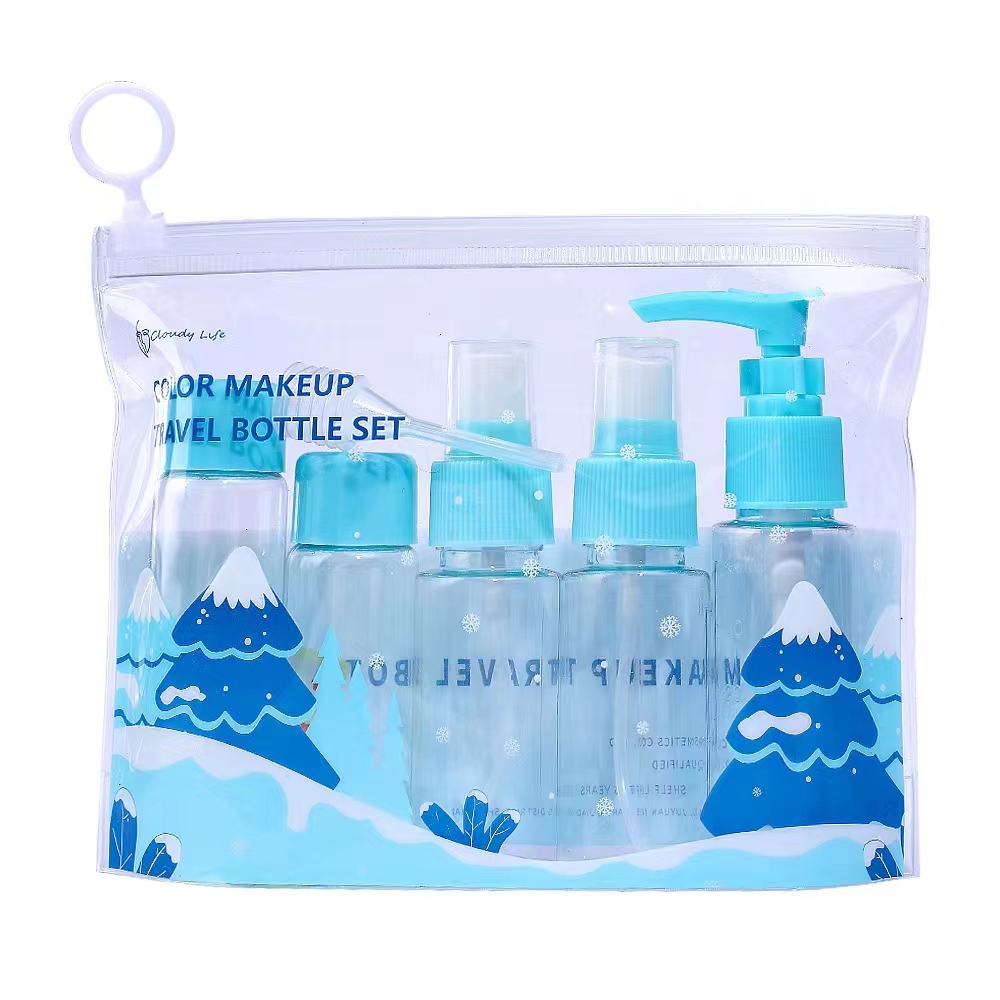 Viaje portátil split bottle kit de lavado de cuidado de la piel muestra de productos split bottle spray bottle lotion bottle round cap details Picture