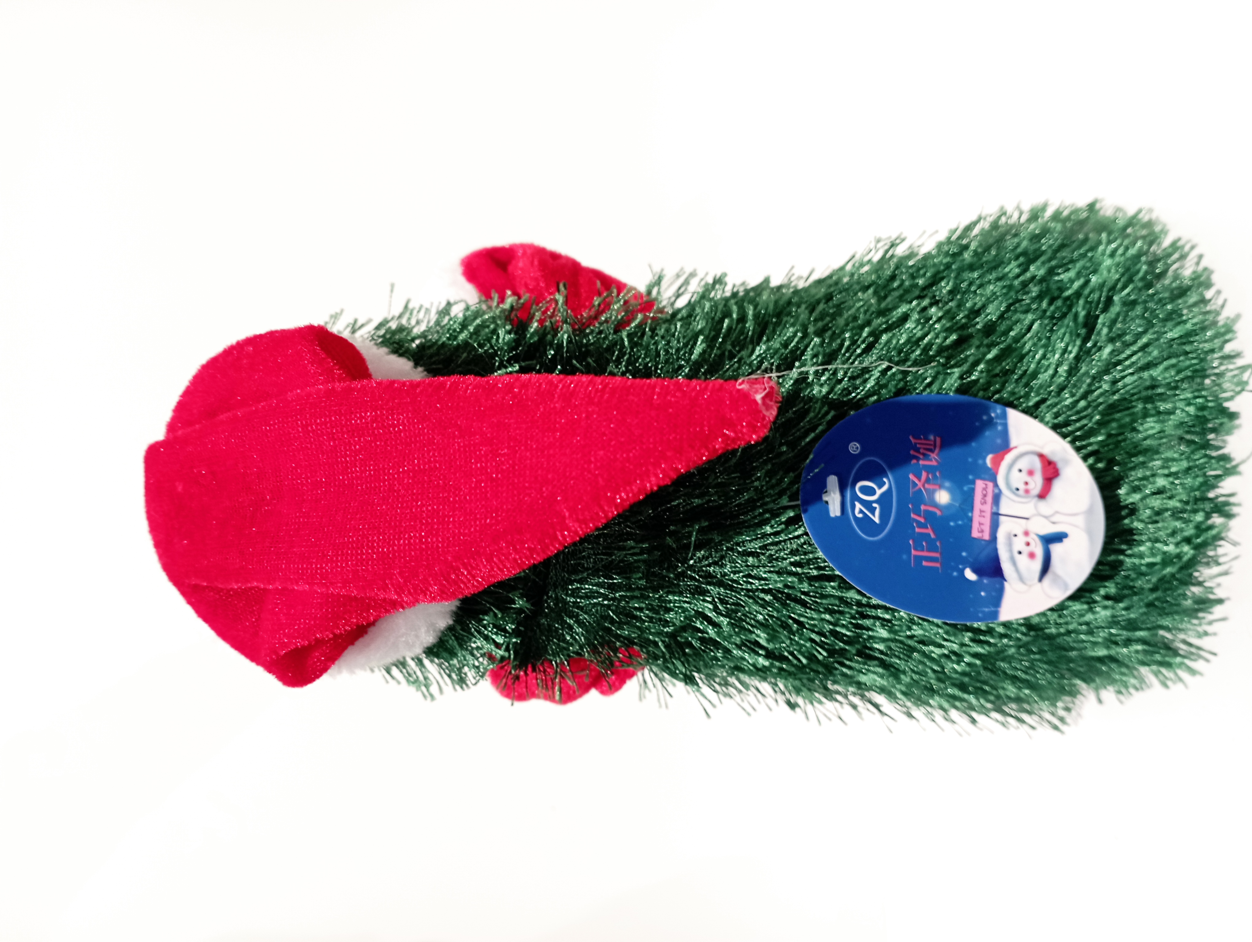 9123 Santa Claus Little Toy, rotating with music, fun Santa Claus tree, Christmas atmosphere decoration, plastic and fabric Specification image