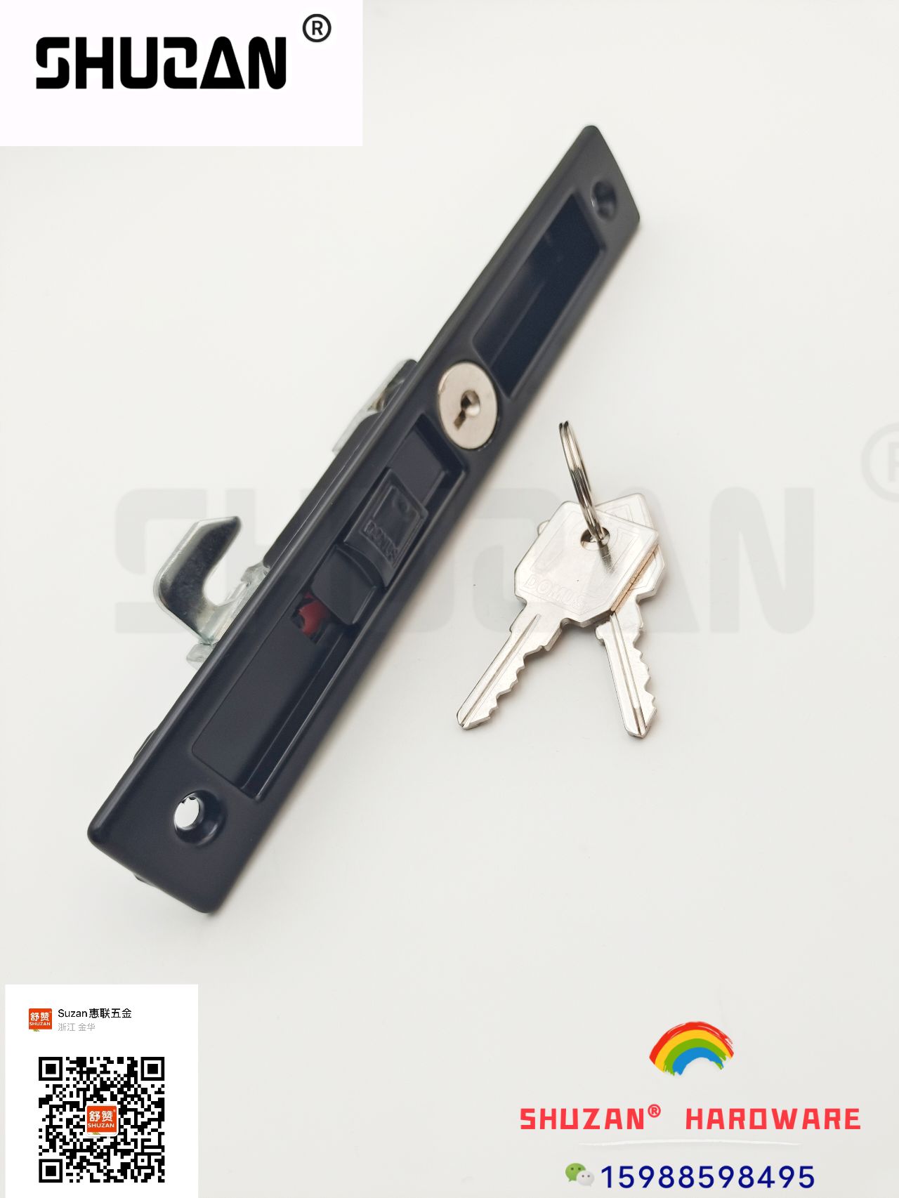 Shuzan Factory direct sales, customizable high-security door lock cores, office wardrobe doors, single-lock lock accessories details Picture