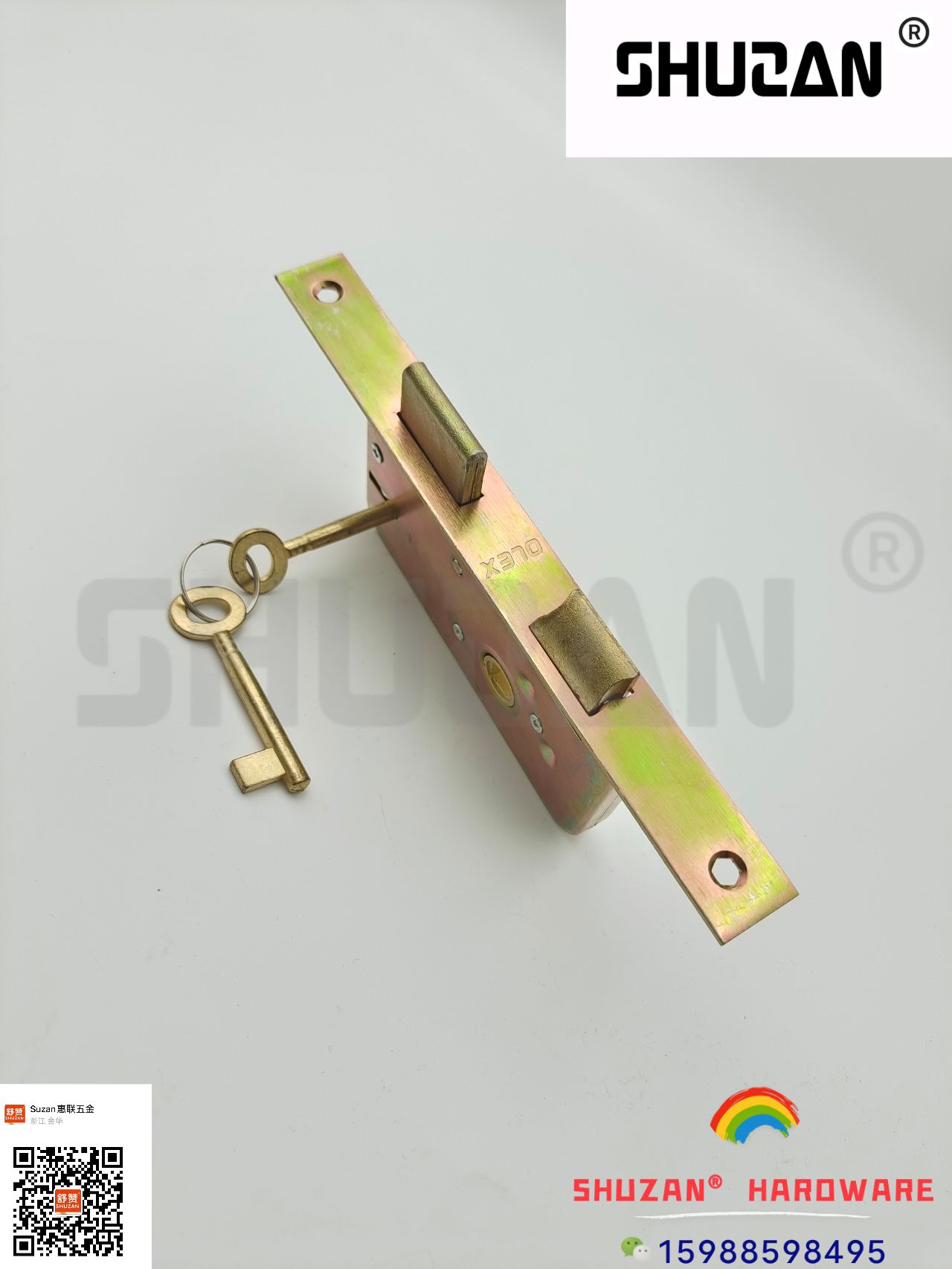 机械门锁实物图