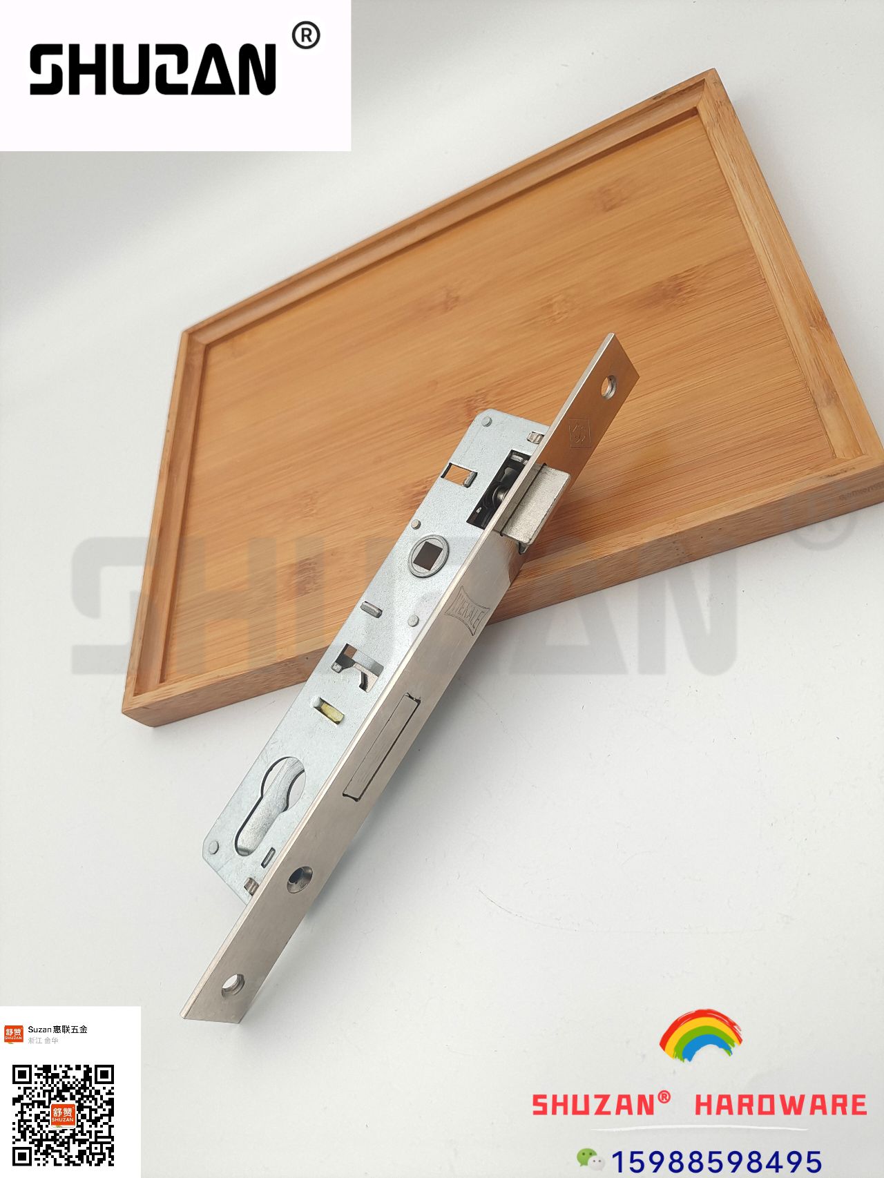 Shuzan wooden door lock tongue accessories, anti-theft door stainless steel reinforced door lock core, door handle, lock buckle fastening set Application Scenario
