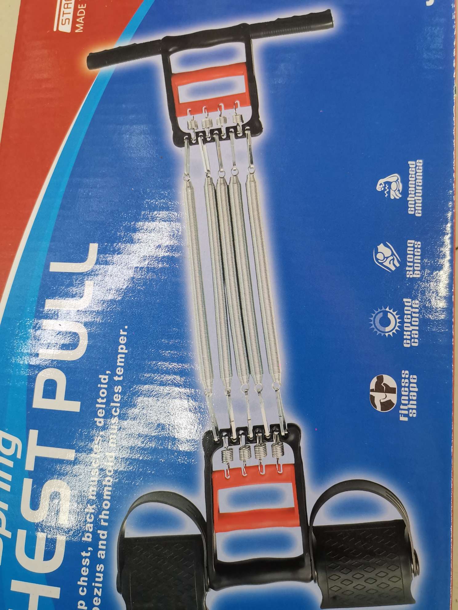 弹簧拉力器扩胸器男健身器材家用多功能弹力绳臂力器锻炼训练胸肌详情图11