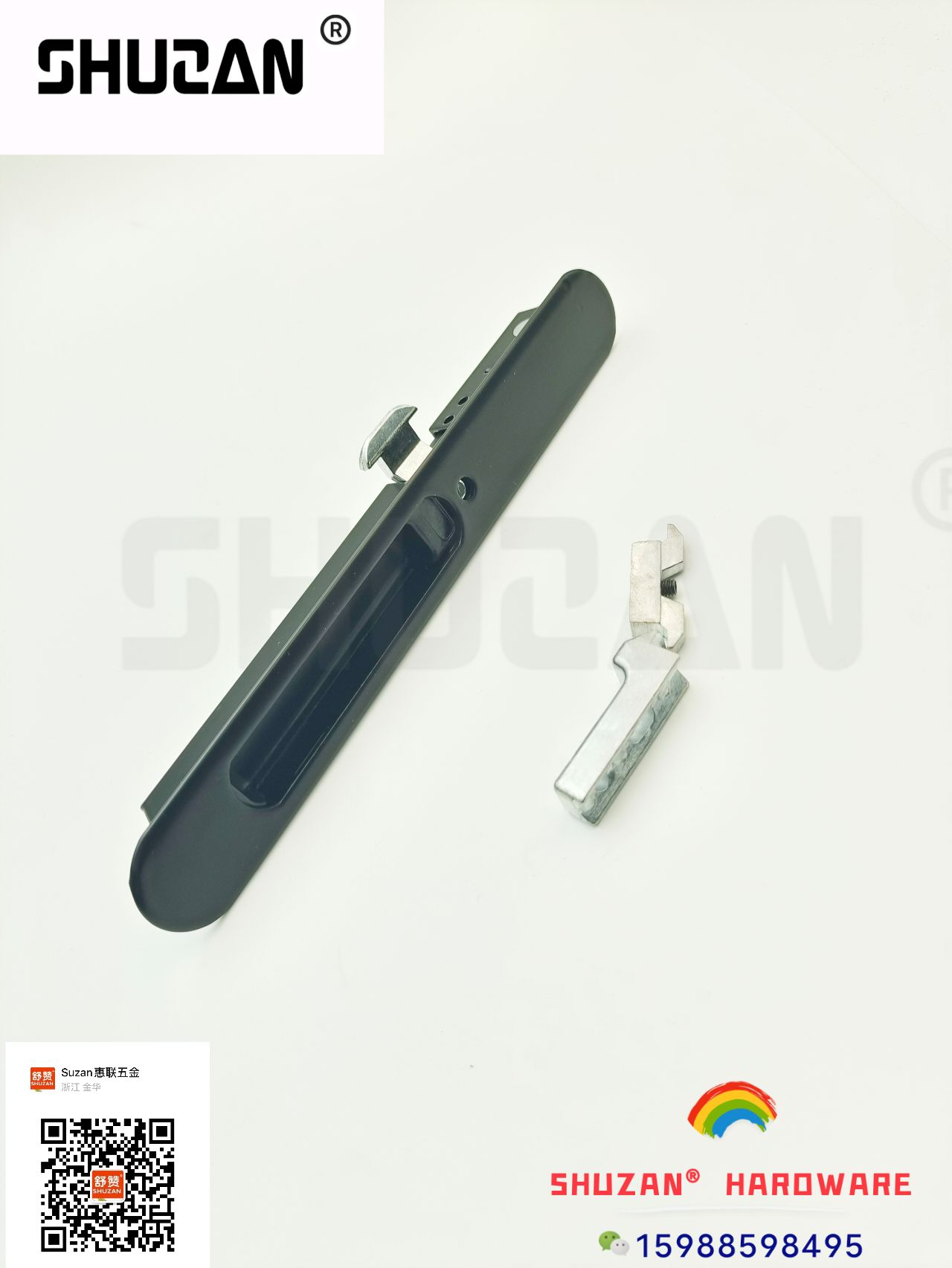 Shuzan customizable hydraulic hinges with high-strength door lock cores are available as office wardrobe single-lock accessories details Picture