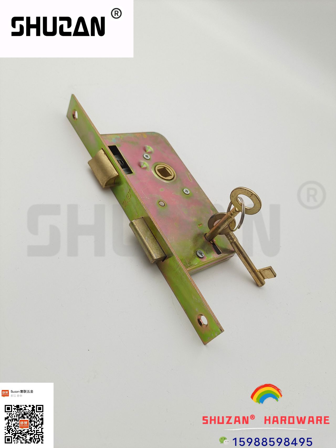 舒赞/防盗门门锁细节图