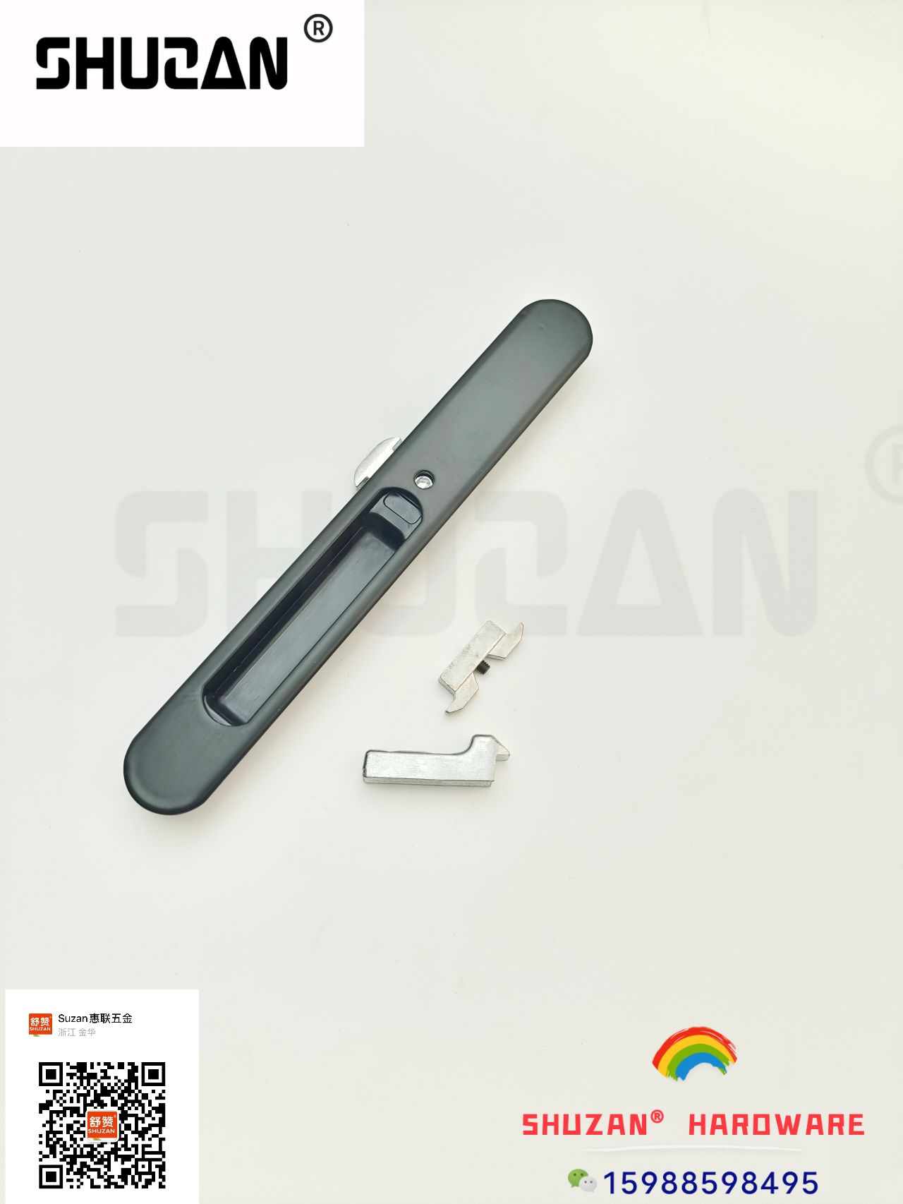 Shuzan customizable hydraulic hinges with high-strength door lock cores are available as office wardrobe single-lock accessories Specification image