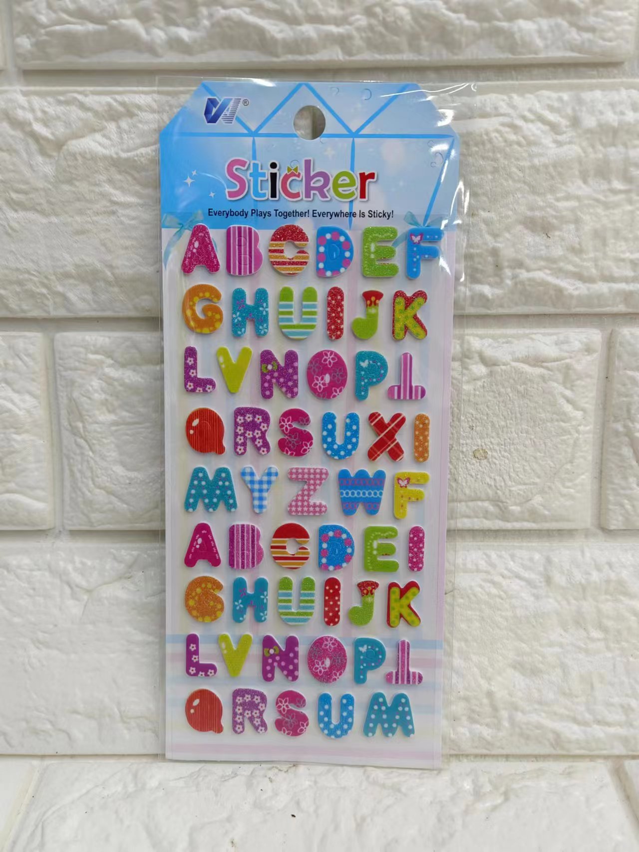 WX-AU Gold Powder EVA Decorative stickers