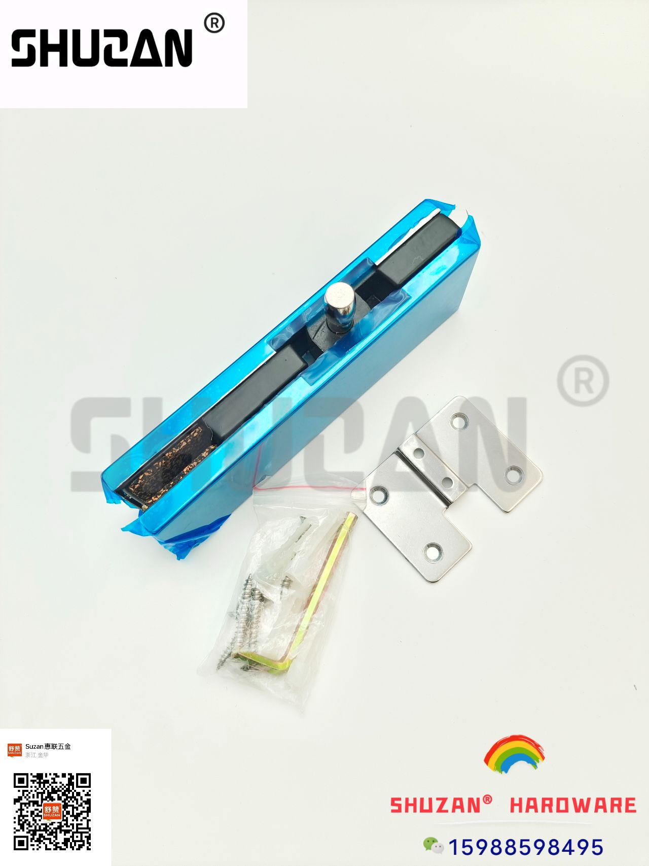 Shuzan tipo reforzado cerradura de acero inoxidable accesorios puerta de seguridad cerradura especial manilla de puerta cierre de cerradura bisagra hidráulica cerradura de puerta de vidrio personalizado