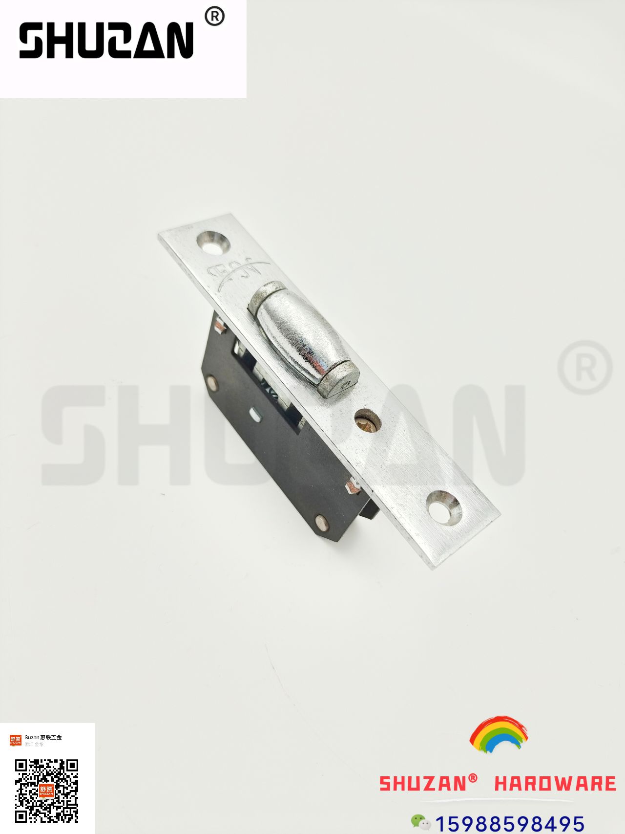 Shuzan reinforced anti-theft door lock accessories: stainless steel galvanized lock body, door lock core, door handle, hydraulic hinge, lock buckle, fastening specifications are complete
