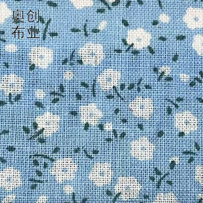 All-cotton plain weave small floral print country-style fresh and light printed fabric, handcrafted DIY accessories, decorative fashion Specification image