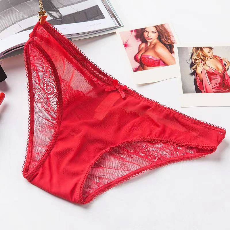 The Mystery of the Magic Box: Seductive, transparent, low-waisted, cut-out, ultra-thin, comfortable lace underwear for ladies Item Picture