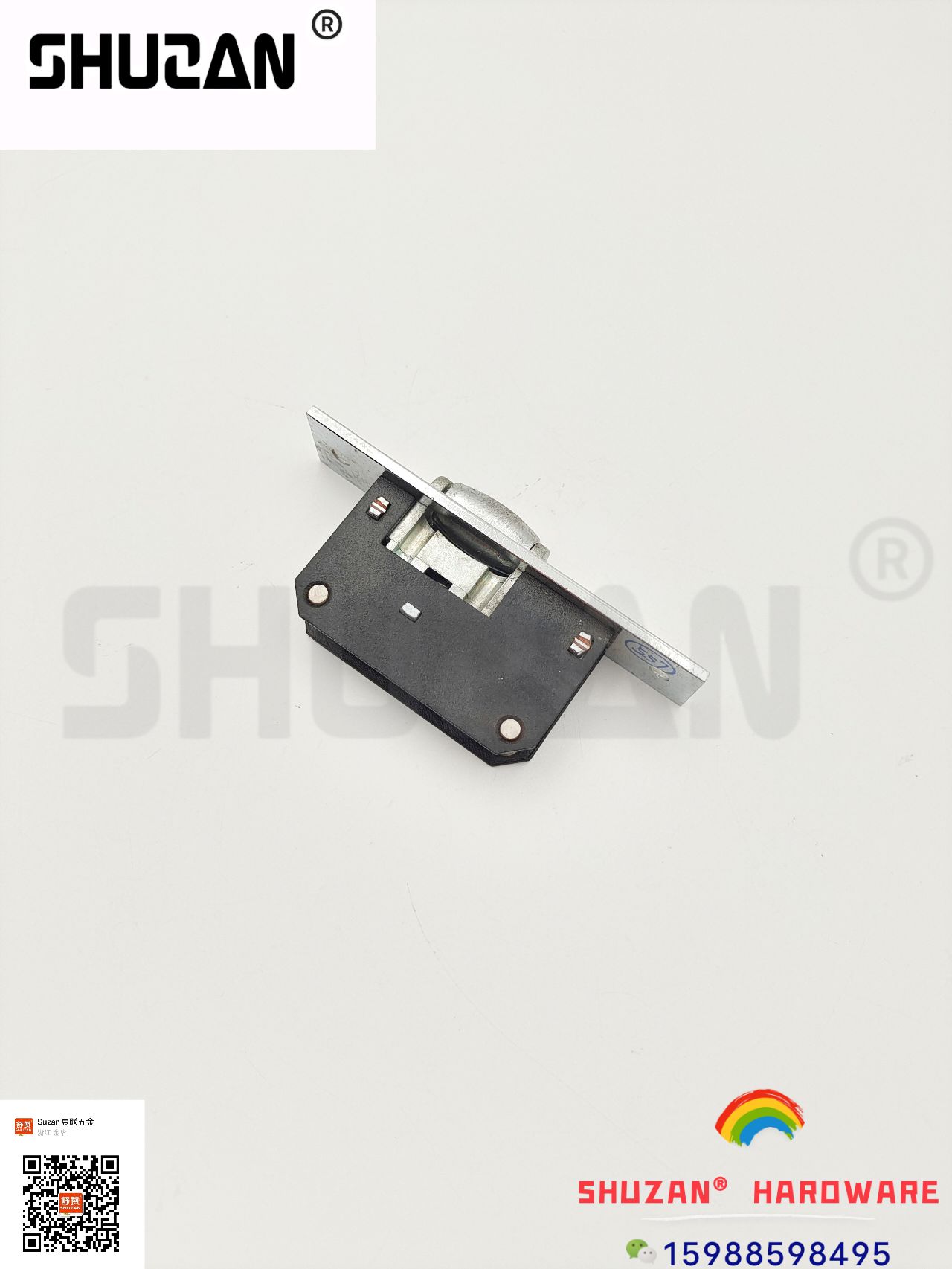 Shuzan reinforced anti-theft door lock accessories: stainless steel galvanized lock body, door lock core, door handle, hydraulic hinge, lock buckle, fastening specifications are complete Item Picture
