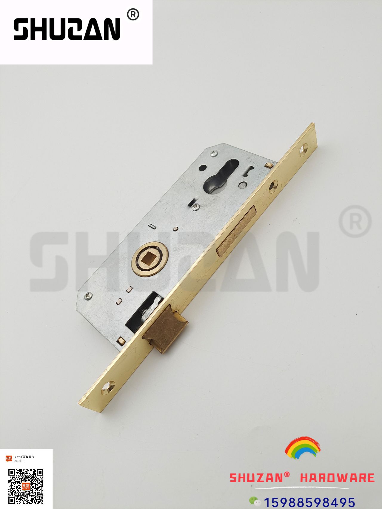 Shuzan brand stainless steel anti-theft lock, lock body, lock tongue, lock accessories, door handle, door lock core, lock buckle, fastening, hydraulic hinge, special for wooden doors