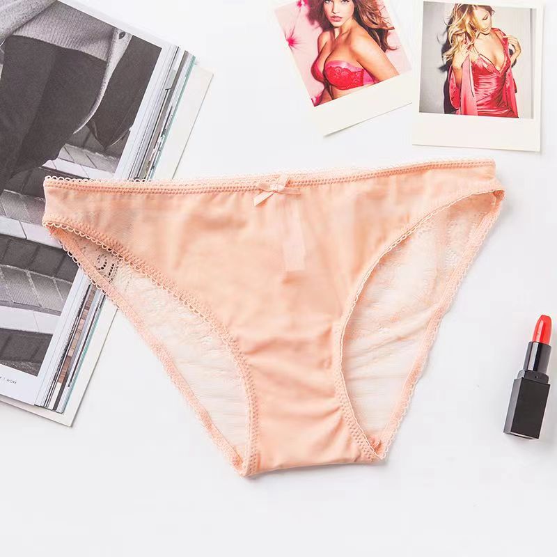 The Mystery of the Magic Box: Seductive, transparent, low-waisted, cut-out, ultra-thin, comfortable lace underwear for ladies Specification image