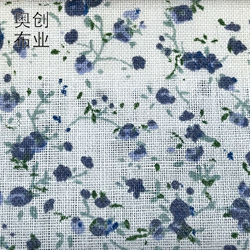 All-cotton plain weave small floral print country-style printed fabric, fresh and light fabric, DIY handmade accessories, decorative shoes and hats Application Scenario