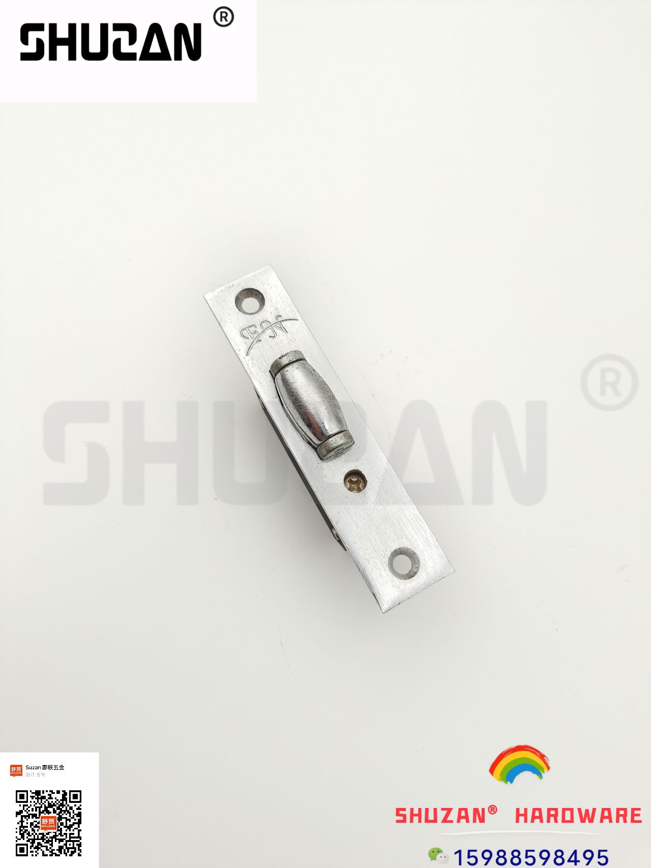 Shuzan reinforced anti-theft door lock accessories: stainless steel galvanized lock body, door lock core, door handle, hydraulic hinge, lock buckle, fastening specifications are complete details Picture