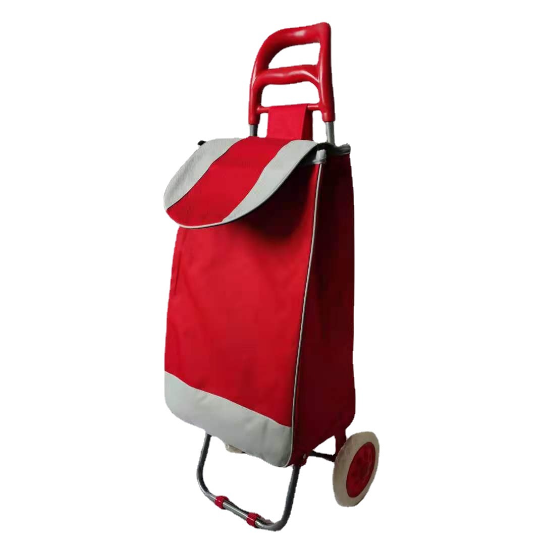 便携折叠/购物车/买菜车白底实物图