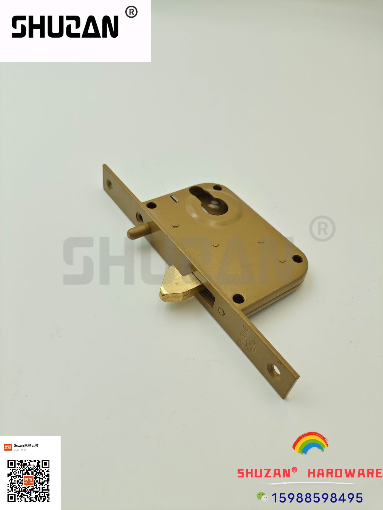 Shuzan Factory direct sales of stainless steel anti-theft door lock cores, lock accessories, reinforced door lock buckles, essential for secure anti-theft details Picture