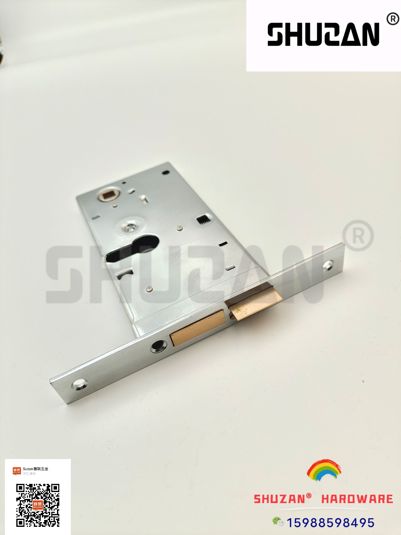 Shuzan anti-theft locks are sturdy and durable. They are suitable for bedroom doors and furniture doors and are sold directly by the manufacturer details Picture