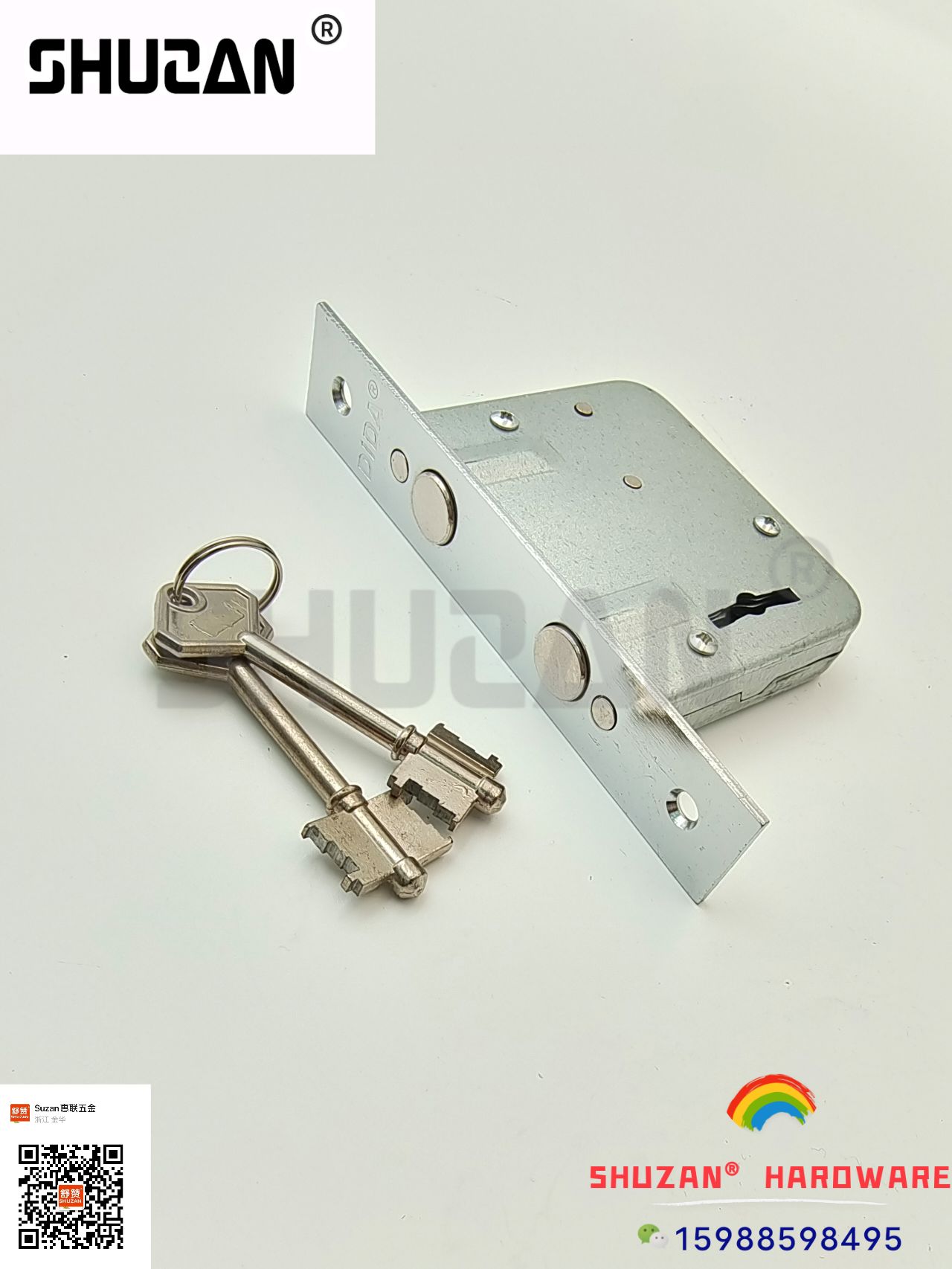 舒赞 厂家直销不锈钢锁具配件 防盗木门锁舌锁芯 挂锁吸卡锁尾巴锁芯齐全