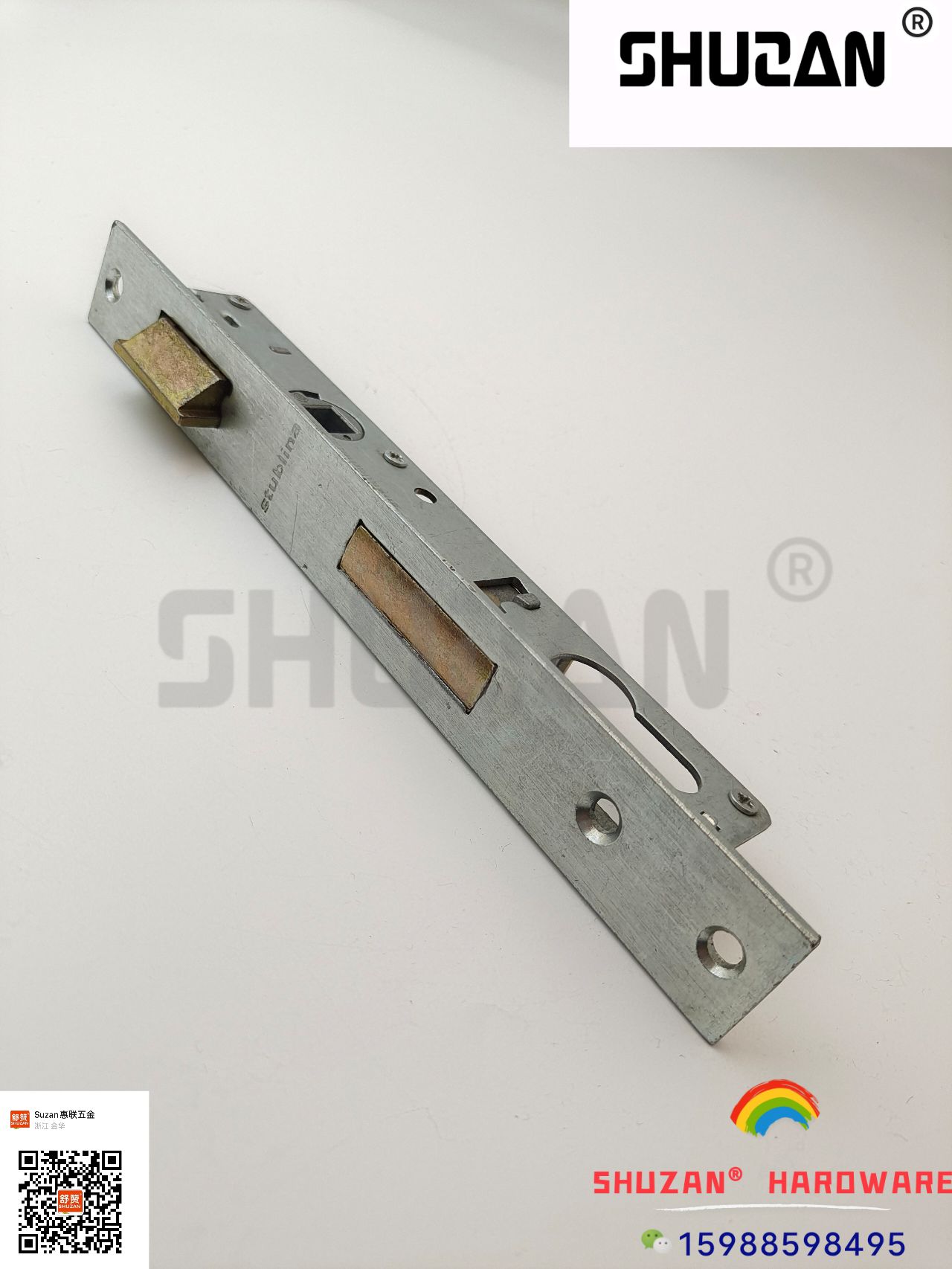Shuzan stainless steel anti-theft lock accessories: door handle, door lock core, lock buckle fastening, hydraulic hinge reinforcement, anti-theft door lock Specification image
