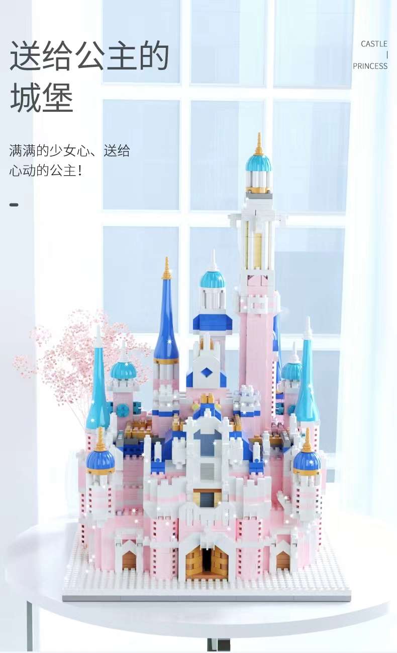 Disney Princess Castle Building Block Toys for Girls Series - High-Difficulty Giant Type for Girls 2023 New Product detail image 10