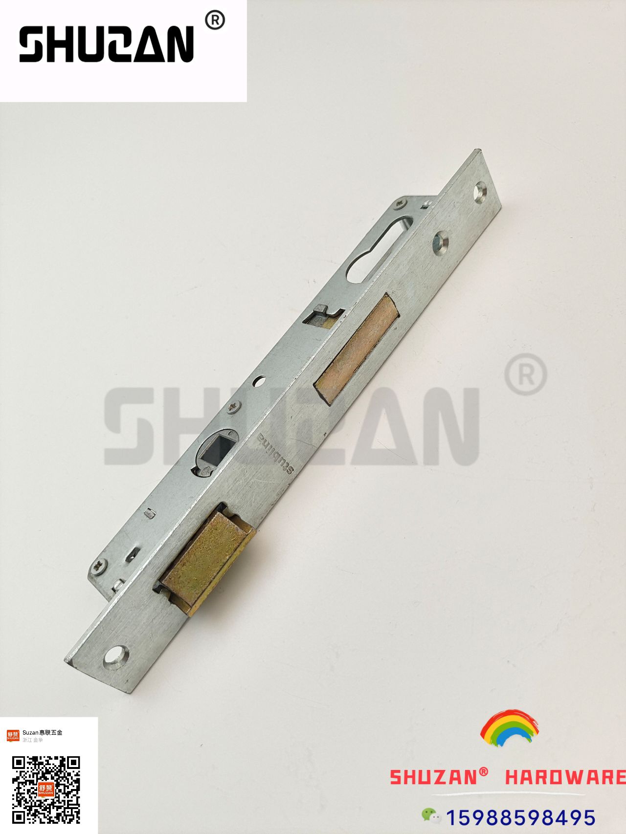 舒赞 不锈钢防盗锁具配件门把手门锁芯锁扣紧固液压合页加固防盗门锁