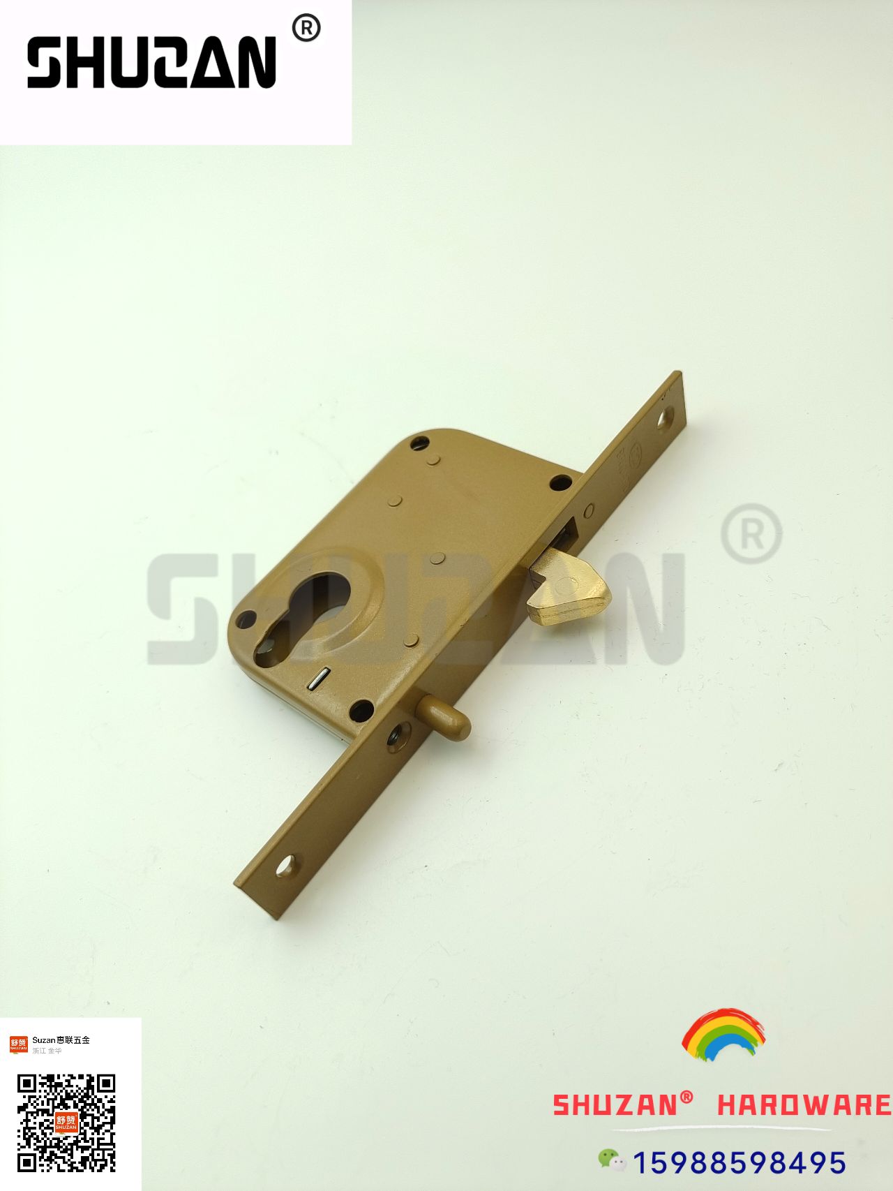 Shuzan Factory direct sales of stainless steel anti-theft door lock cores, lock accessories, reinforced door lock buckles, essential for secure anti-theft