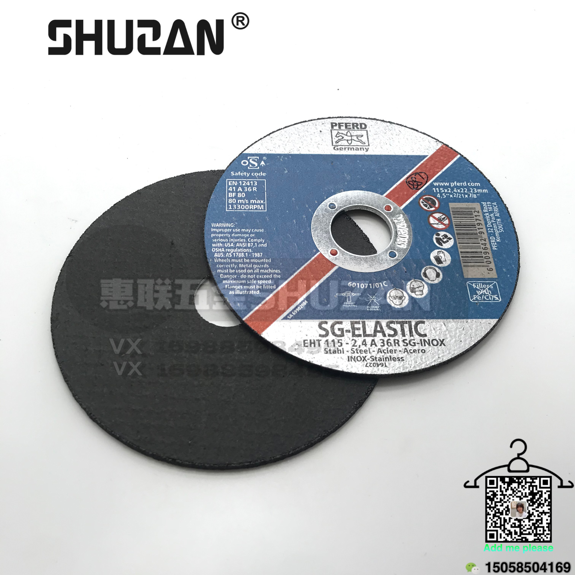 The quality of the metal cutting discs is excellent, with a wide range of sizes and specifications. Factory direct sales Specification image