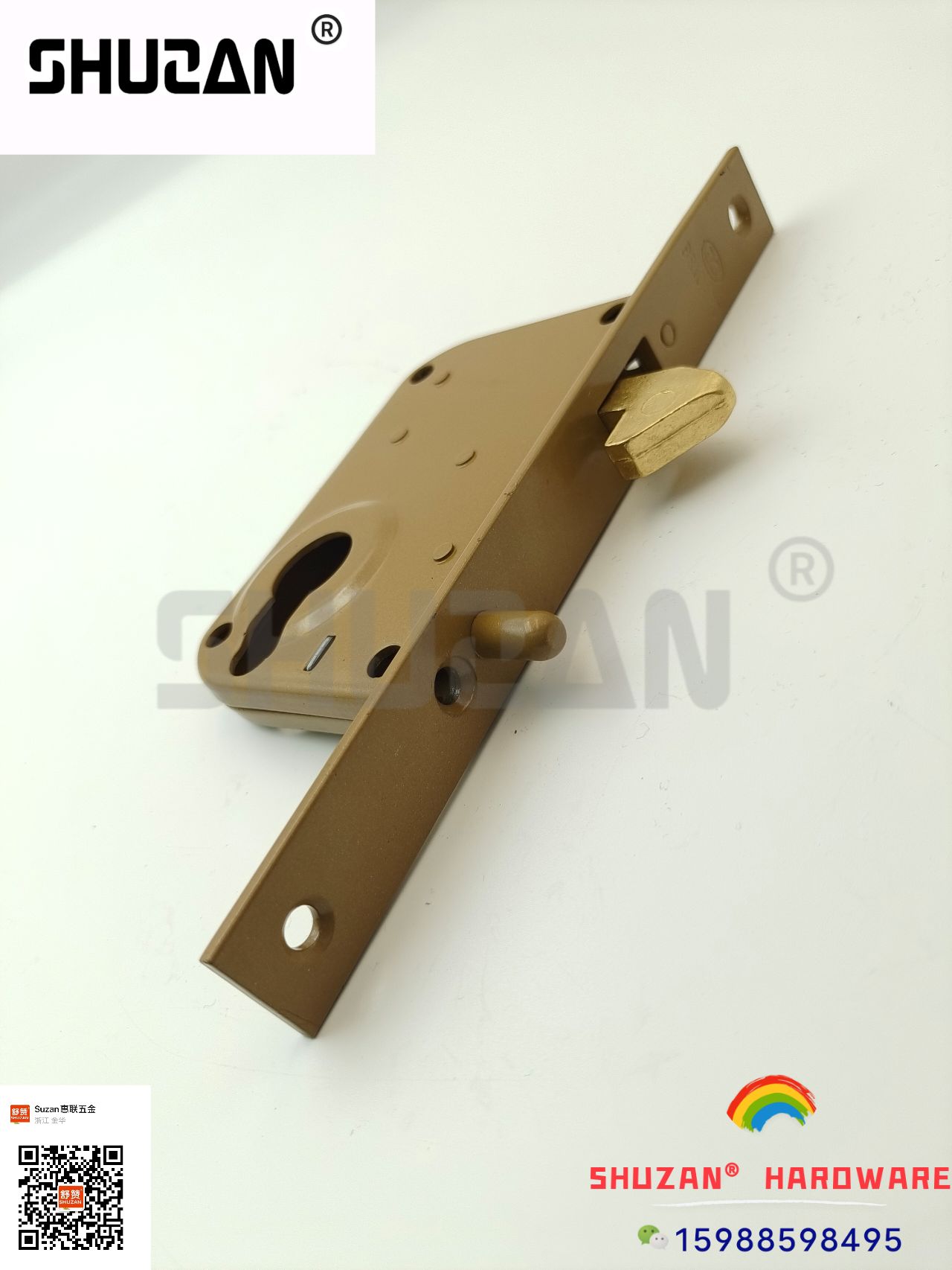Shuzan Factory direct sales of stainless steel anti-theft door lock cores, lock accessories, reinforced door lock buckles, essential for secure anti-theft Item Picture
