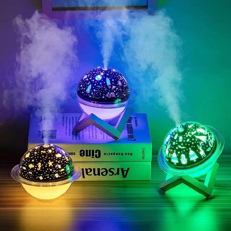 糖果海洋三色USB土星加湿器
