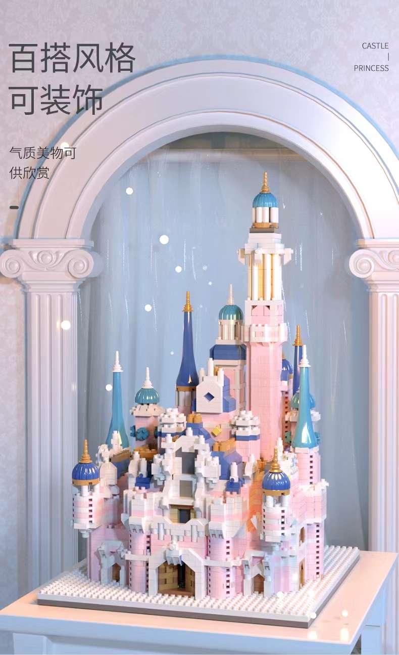 Disney Princess Castle Building Block Toys for Girls Series - High-Difficulty Giant Type for Girls 2023 New Product detail image 8