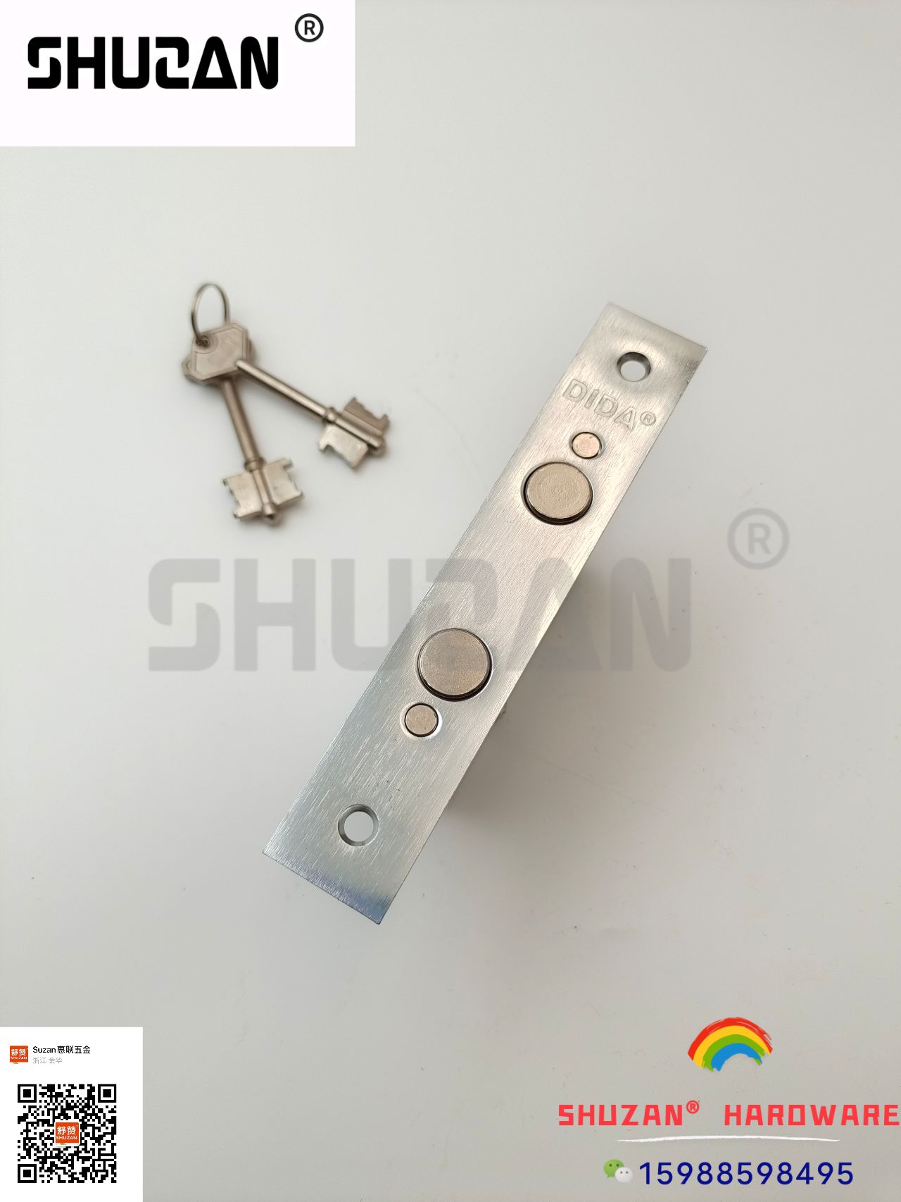 机械门锁实物图