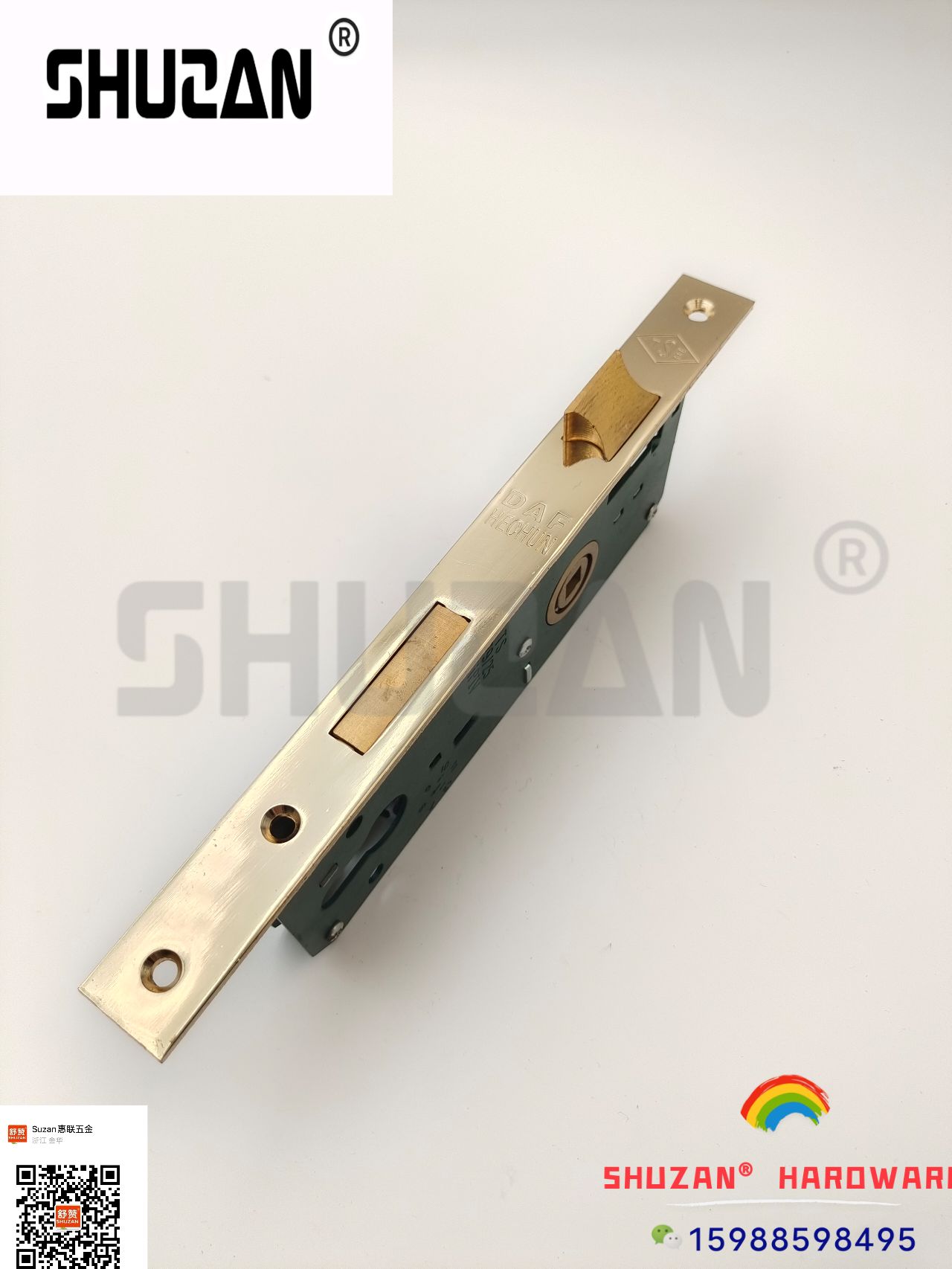 Shuzan negro oro cerradura puerta de seguridad conjunto de accesorios tipo reforzado cerradura de acero inoxidable manilla de la puerta cierre de cerradura bisagra hidráulica conjunto de cinco piezas Application Scenario