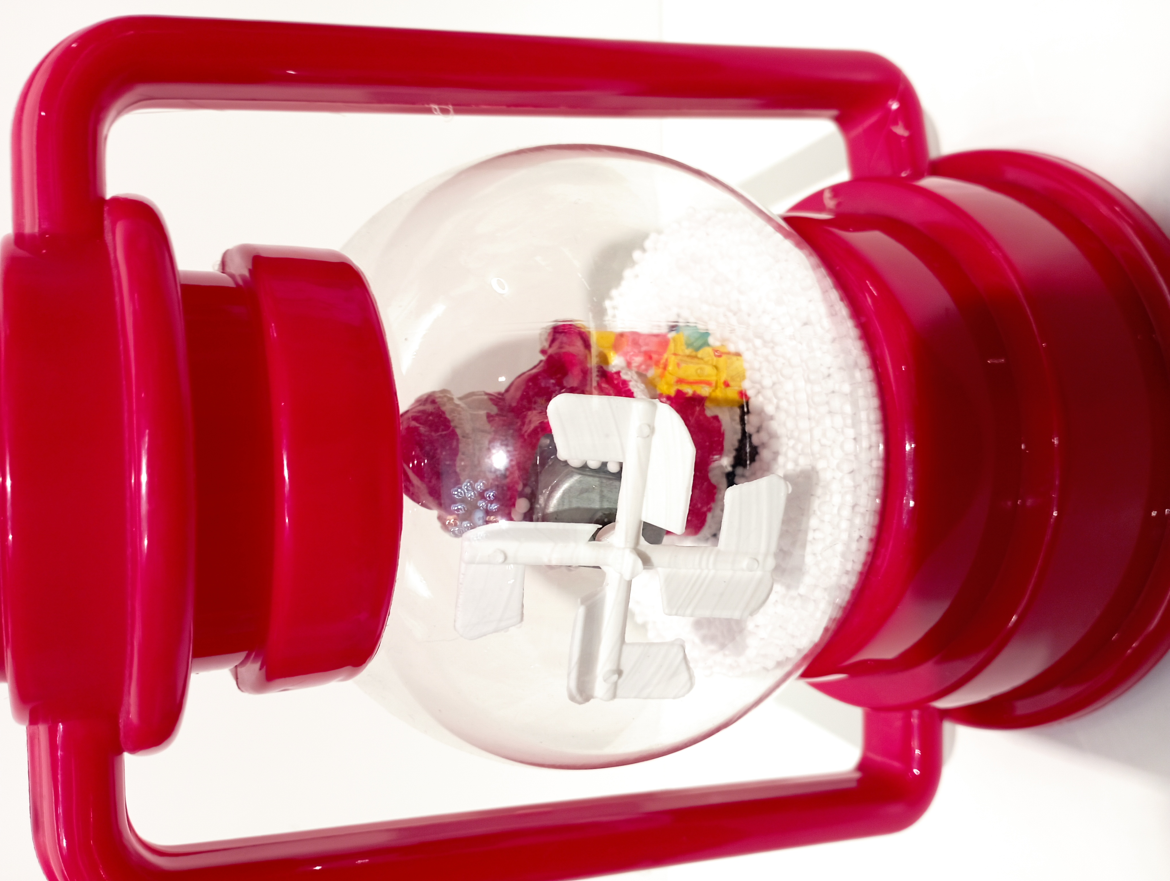 Christmas hand-held small lantern, Christmas decorative strip, music snowfall, battery-powered Christmas-themed atmosphere scene arrangement lighting fixtures, 9123 Christmas ornaments, plastic Application Scenario