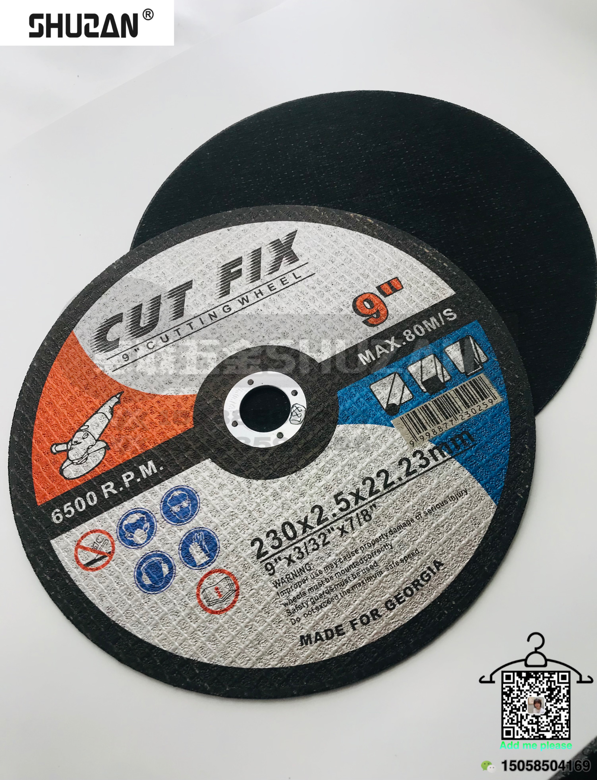 Special cutting discs for hardware accessories cutting machines come in a variety of classic styles and specifications with high hardness details Picture
