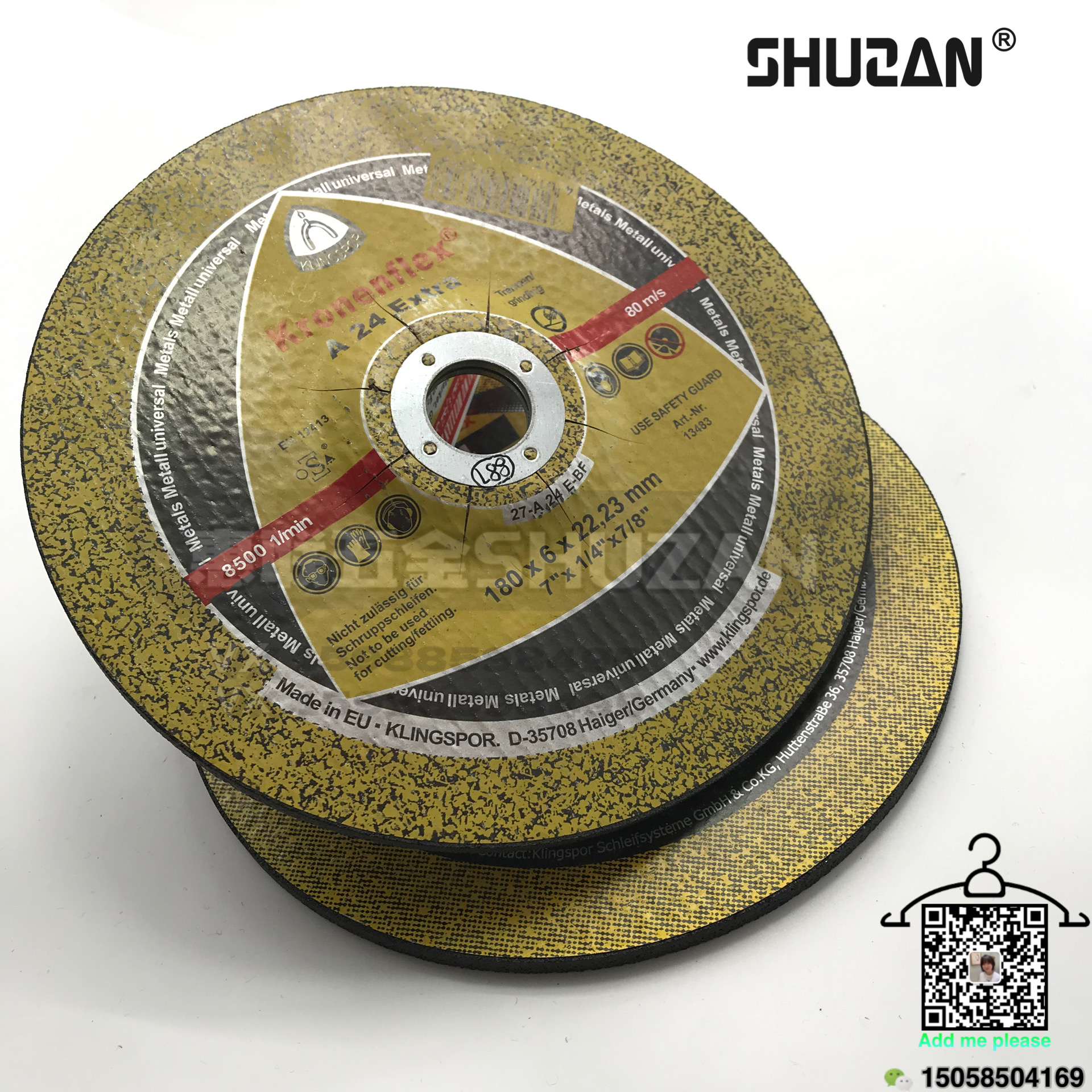 Resin cutting discs of Shuzan in multiple specifications are sold directly by the factory with high quality and high hardness Application Scenario