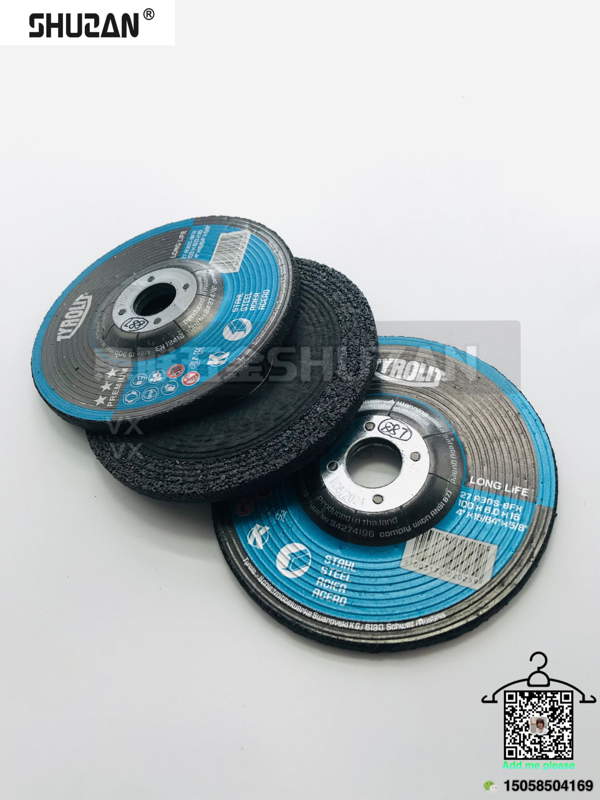 The special cutting discs for hardware accessories cutting machines from Shuzan come in multiple specifications with high hardness Item Picture