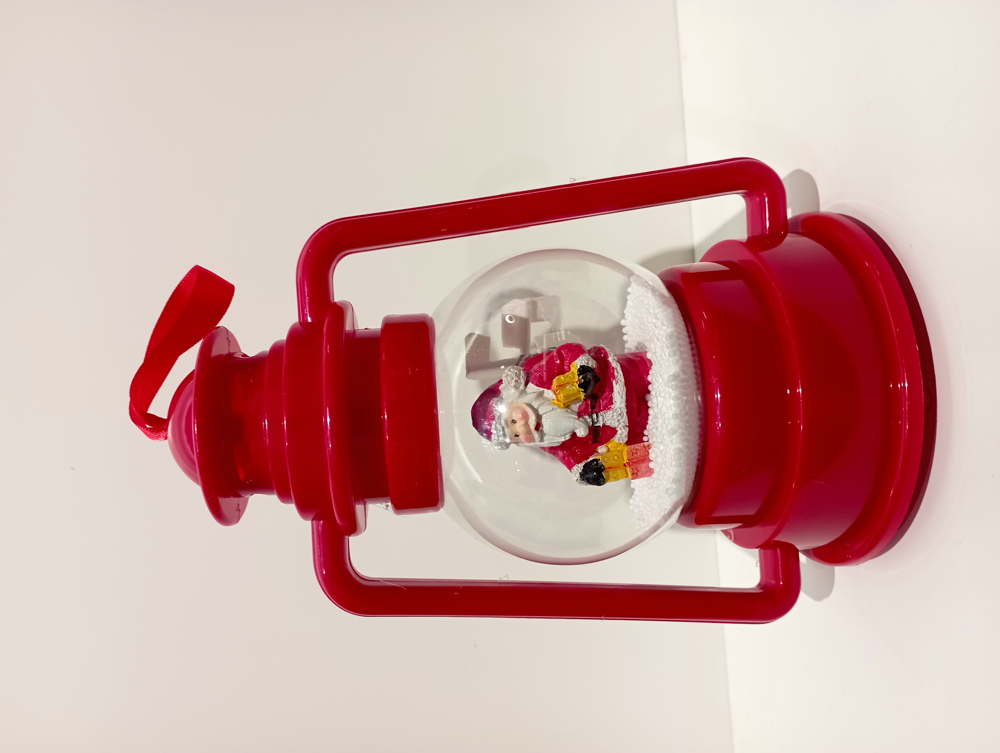 圣诞节手提小马灯圣诞装饰带音乐飘雪电池款圣诞节主题氛围场景布置灯饰9123圣诞饰品塑料