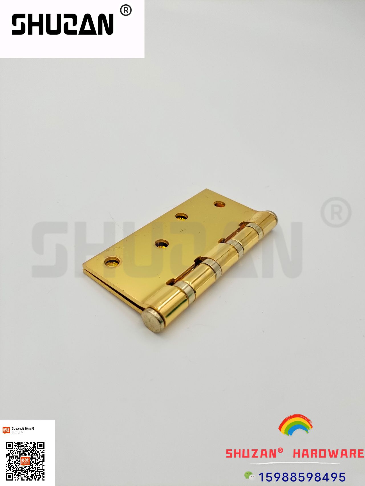 Shuzan thickened hinges are sturdy, durable and flexible to open and close. American-style thickened hinges Specification image