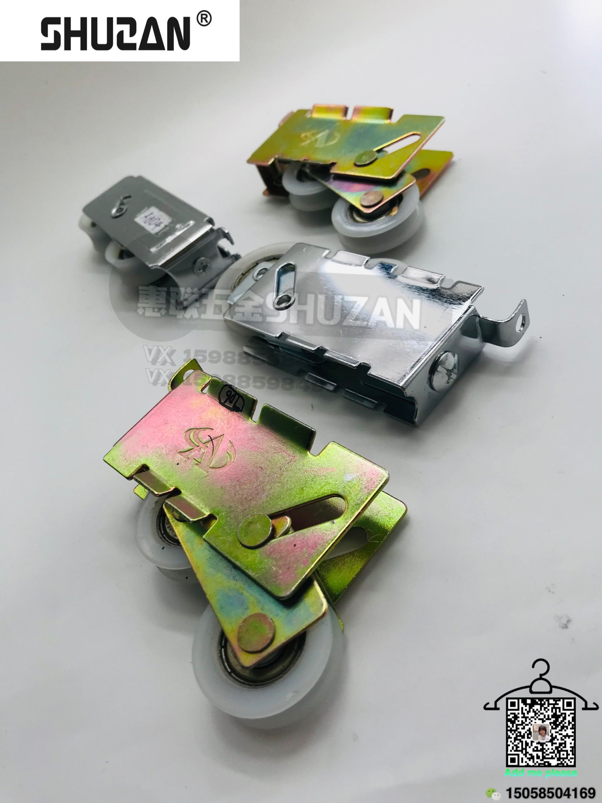 Shuzan universal casters, practical tools, bathroom door wheels, heavy-duty lifting wheels, color zinc stainless steel furniture small wheels, factory direct sales Application Scenario
