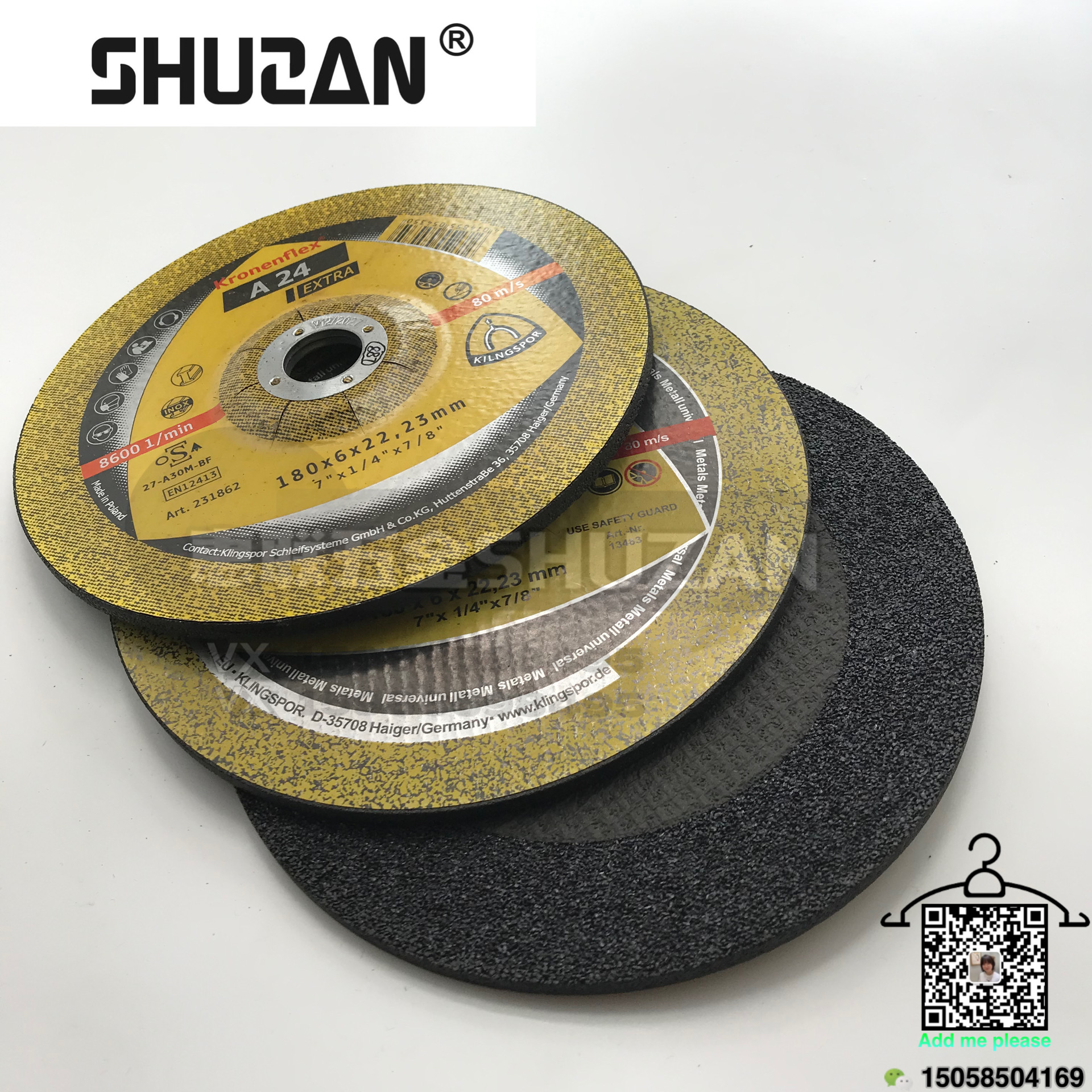 Resin cutting discs of Shuzan in multiple specifications are sold directly by the factory with high quality and high hardness Item Picture