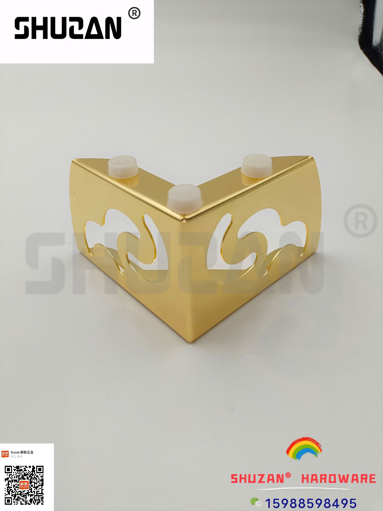 Golden patterned furniture accessories from Shuzan are of high quality and exclusively for export, durable and sturdy Item Picture